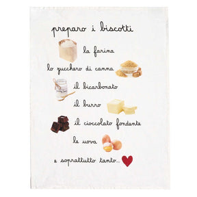 Canovaccio Biscotti Simple Day in lino stonewashed 50x68 cm