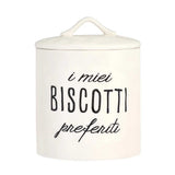 Biscottiera I Miei Biscotti Preferiti Simple Day in gres 21x12 cm