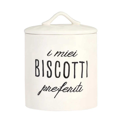 Biscottiera I Miei Biscotti Preferiti Simple Day in gres 21x12 cm