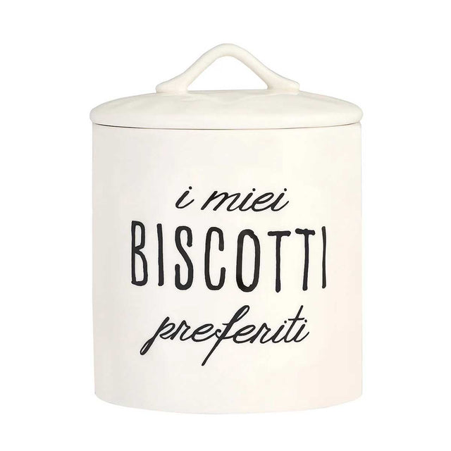 Biscottiera I Miei Biscotti Preferiti Simple Day in gres 21x12 cm