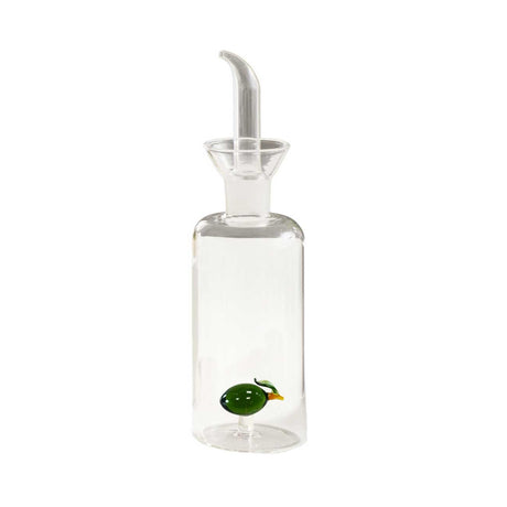 Oliera in vetro Brandani con decoro oliva capacità 250 ml