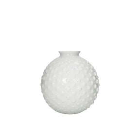 Vaso Bolle Brandani in vetro soffiato design moderno 22x21 cm