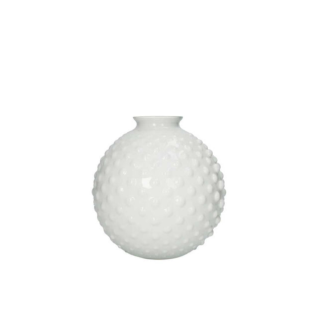 Vaso Bolle Brandani in vetro soffiato design moderno 22x21 cm