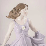 LLADRO' Statua Scultura Al ritmo del vento 33cm Porcellana