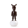 Scultura The Guest Chocolate Lladrò in porcellana marrone 30 cm