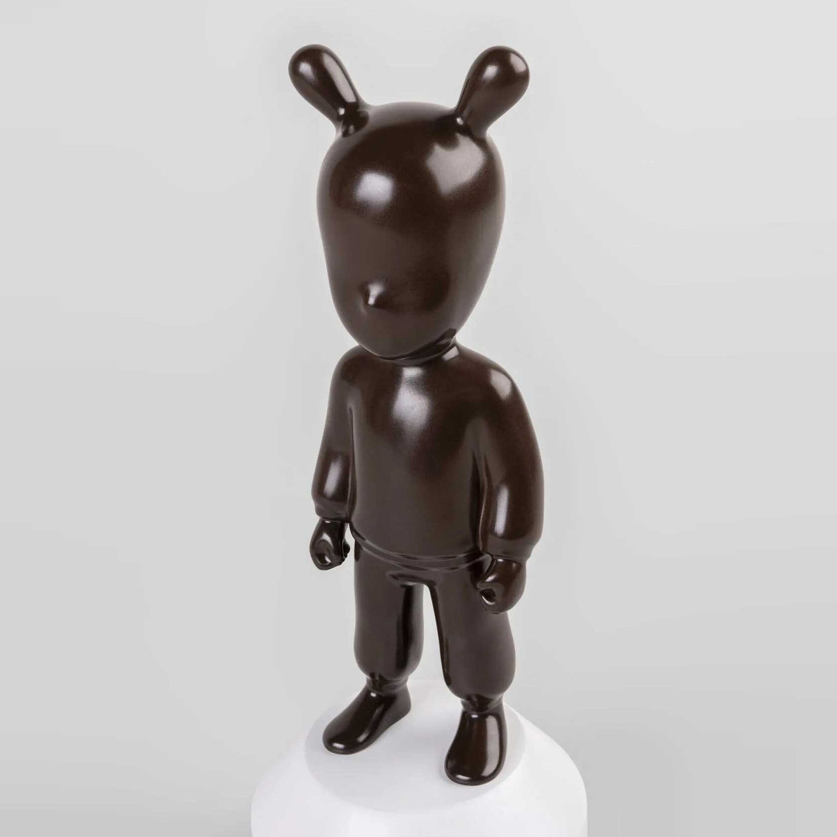 LLADRO' Statua Figura The Chocolate Guest 30cm Porcellana