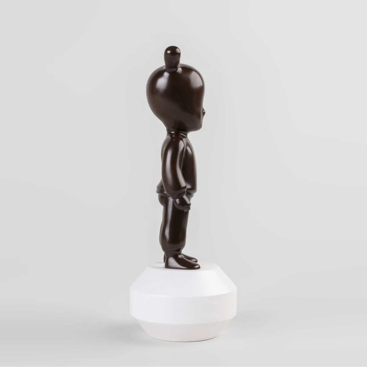LLADRO' Statua Figura The Chocolate Guest 30cm Porcellana