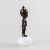 LLADRO' Statua Figura The Chocolate Guest 30cm Porcellana