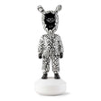 Scultura The Guest Lladrò in porcellana decorata bianco e nero 52 cm