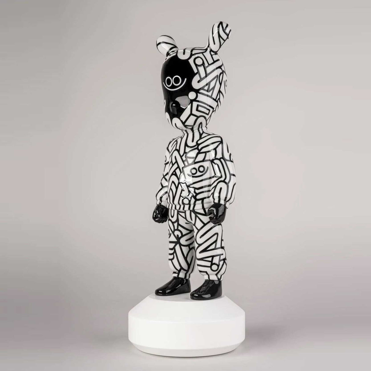 LLADRO' Statua Figura The Guest by Díaz-Faes Grande 52cm Porcellana Serie Limitata