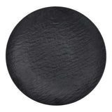 BRANDANI Piatto Piano Black Eclipse 26cm in Melamina