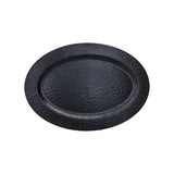 BRANDANI Vassoio Ovale Black Eclipse 50x35cm in Melamina