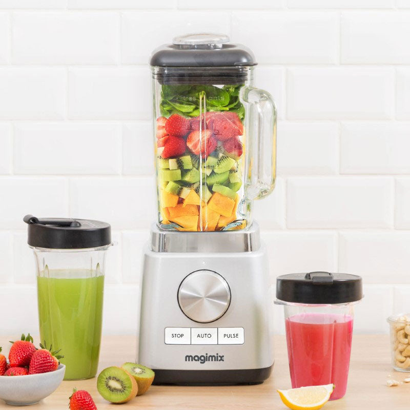 MAGIMIX Set 2 Contenitori Tazze 400-700ml Shaker Adatto a Spremiagrumi