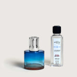 LAMPE BERGER Lampada Catalitica Pure Blue con 250ml Caresse de Coton