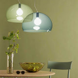 KARTELL Ciotola Centrotavola Moon Verde in PMMA 45x15cm