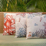 ROSE & TULIPANI Sea Life Cuscino 50x80cm in Tessuto