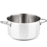 BARAZZONI Cuocimania Batteria Pentole 9 Pezzi Acciaio Inox Made in Italy