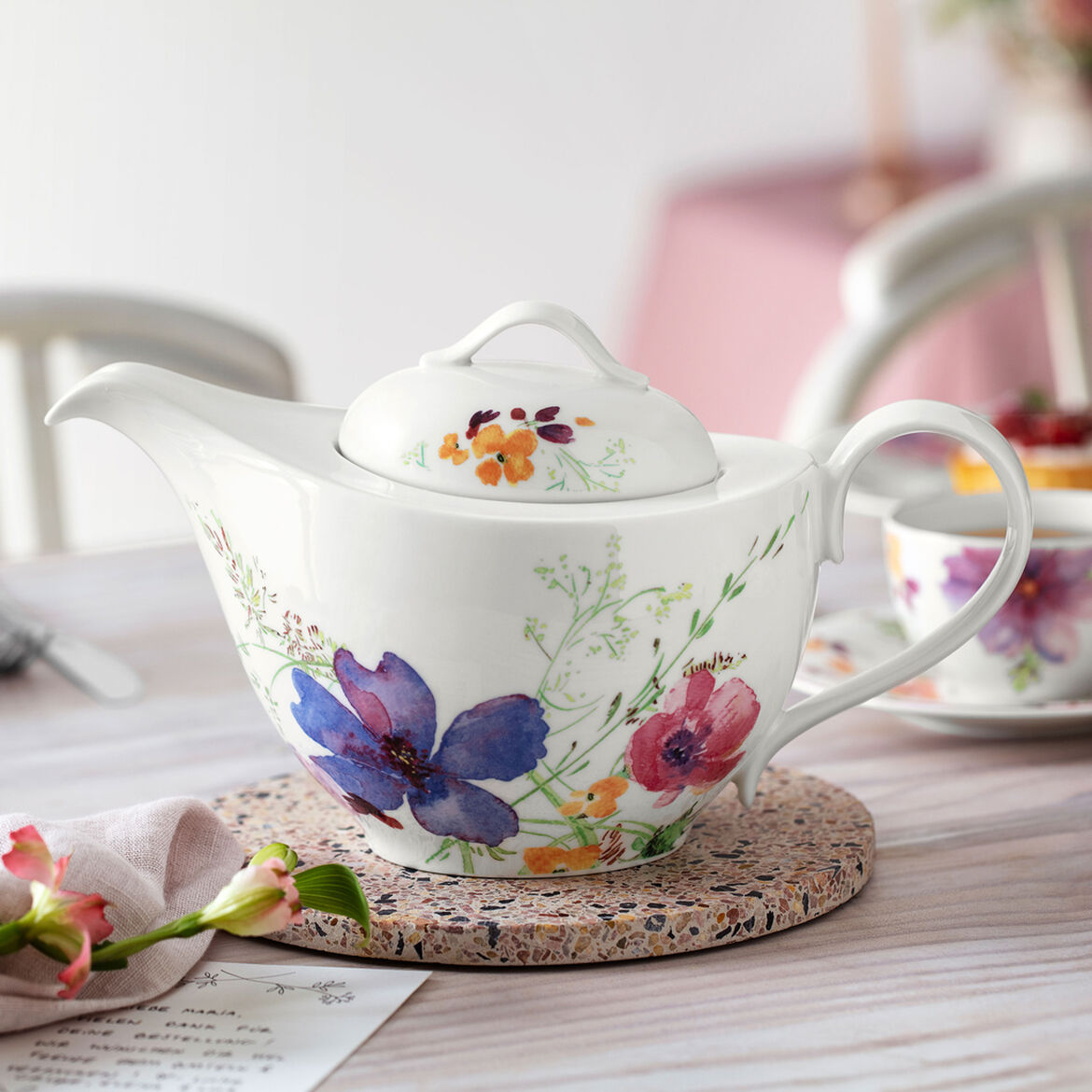VILLEROY & BOCH Mariefleur Basic Teiera 6 Persone 1,2L Porcellana