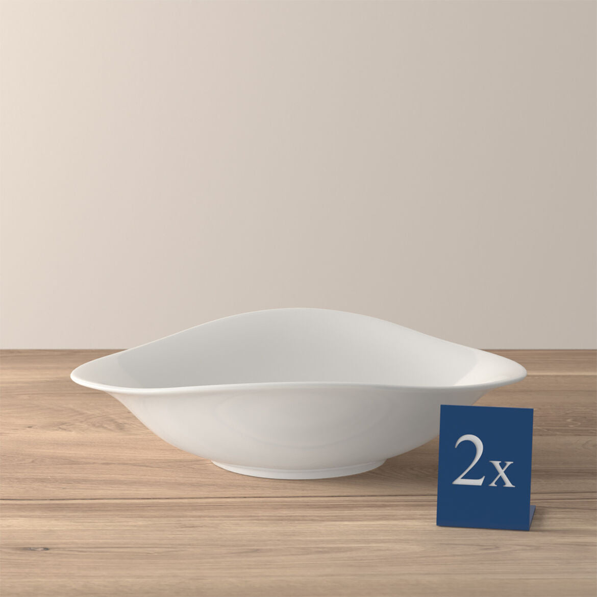 VILLEROY &amp; BOCH Vapiano Pasta Bowls Set 2 Pieces Bowls Cups 920ml Porcelain