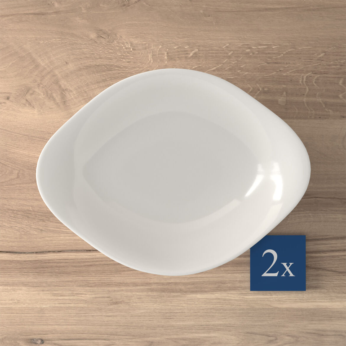 VILLEROY &amp; BOCH Vapiano Pasta Bowls Set 2 Pieces Bowls Cups 920ml Porcelain