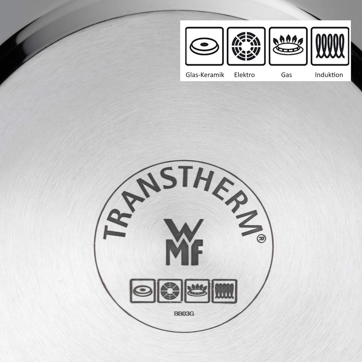 WMF Diadem Plus Casseruola 16cm Acciaio Inox Adatta a Induzione