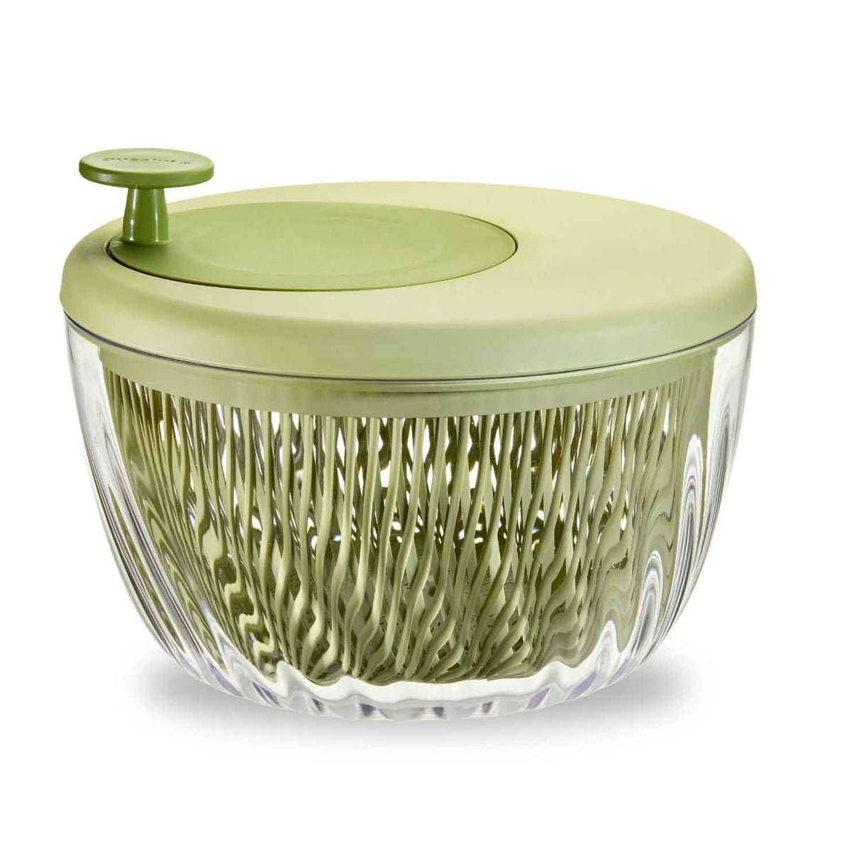GUZZINI Preparation Centrifuga per Insalata Spin&Store 5L Verde Avocado in Plastica