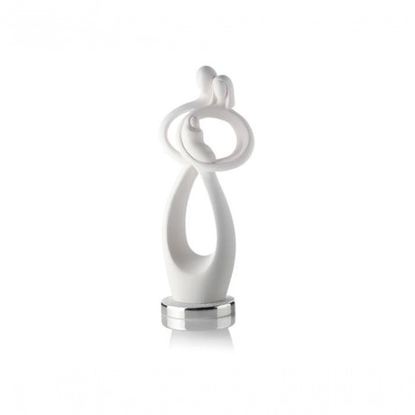 Scultura Innamorati Bongelli Preziosi in marmorino altezza 39 cm