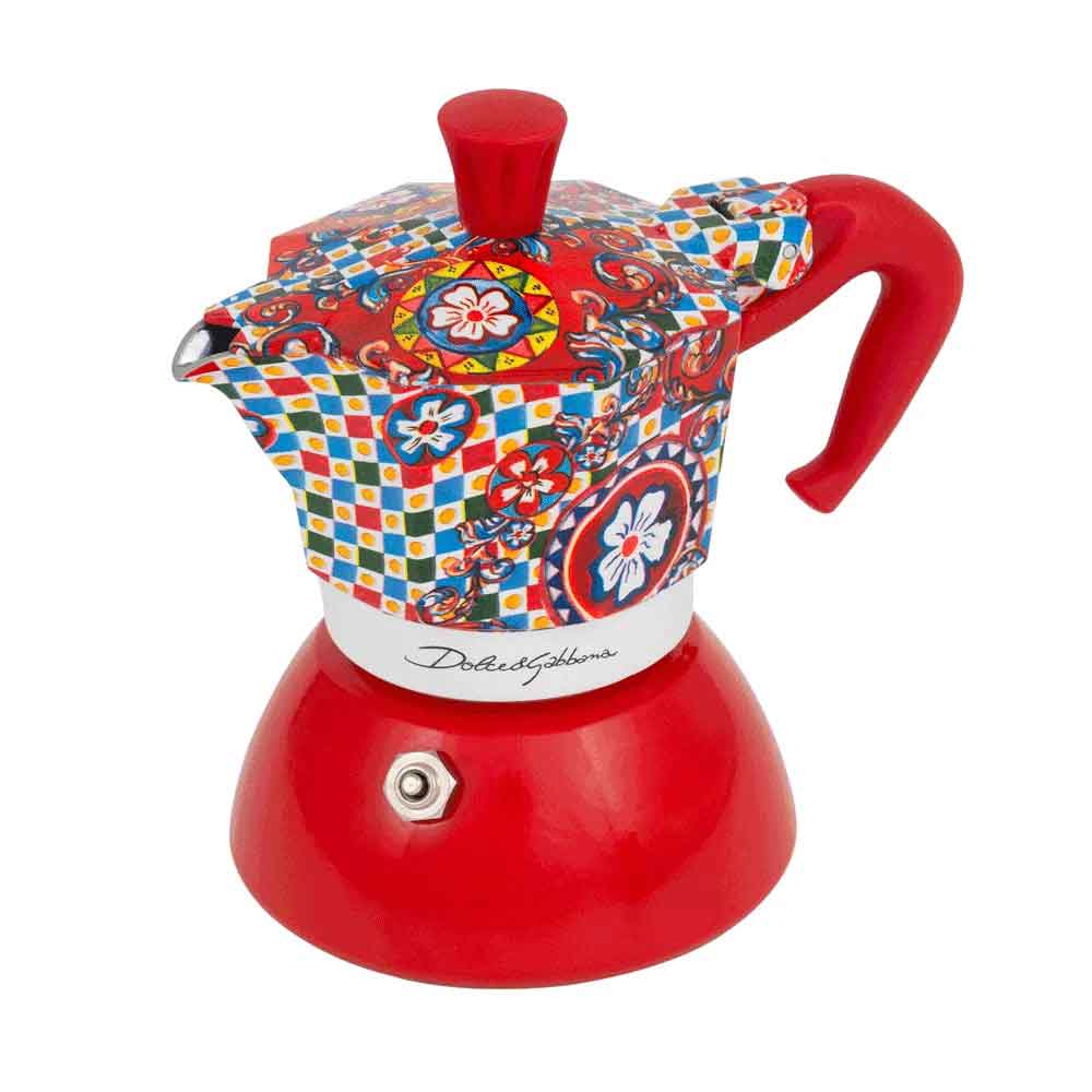 BIALETTI Dolce & Gabbana Carretto Siciliano Moka a Induzione 4 Tazze