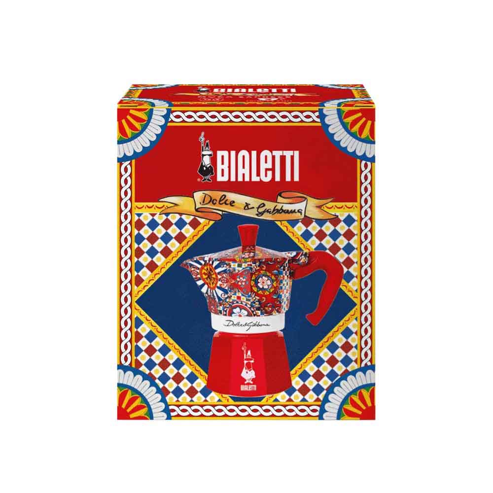 BIALETTI Dolce & Gabbana Carretto Siciliano Moka Express 3 Tazze