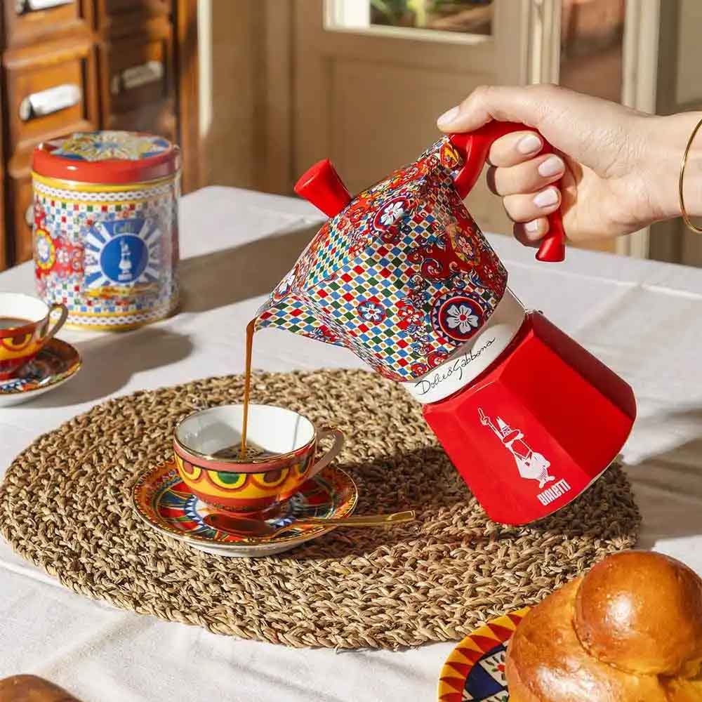 BIALETTI Dolce & Gabbana Carretto Siciliano Moka Express 3 Tazze