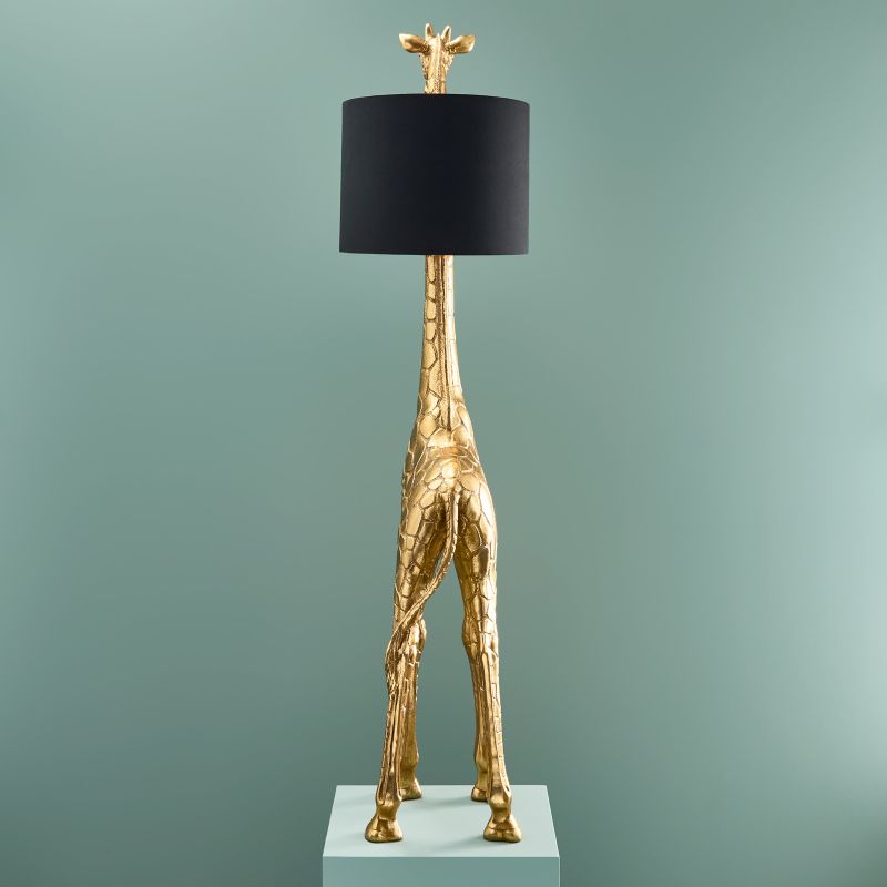 WERNS Giraffe Floor Lamp Black Gold GiGi 50x40x171cm