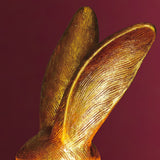 WERNS Lampada da Terra Coniglio Rabbit Oro/Nero 39x115cm