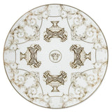 VERSACE Piatto Segnaposto La Coupe des Dieux  Bianco e Oro 33cm in Porcellana