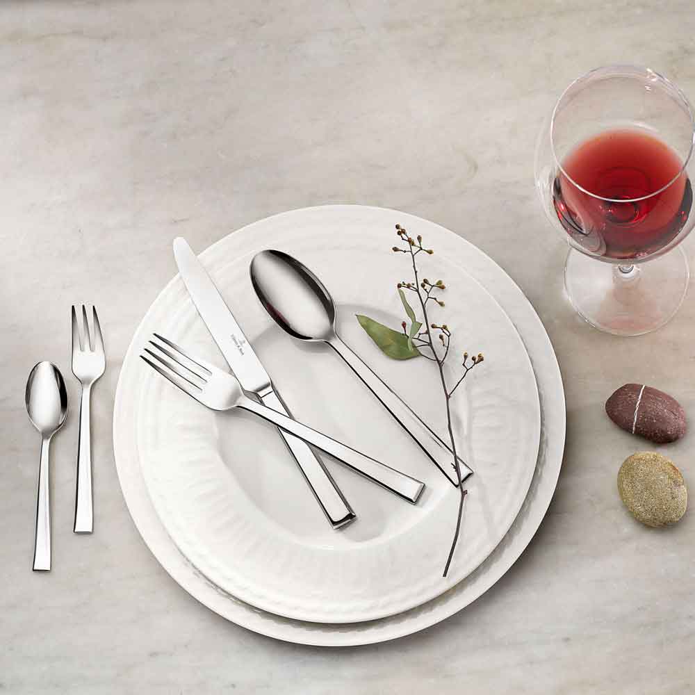 VILLEROY & BOCH Victor Servizio Posate Tavola 30 Pezzi Acciaio Inox