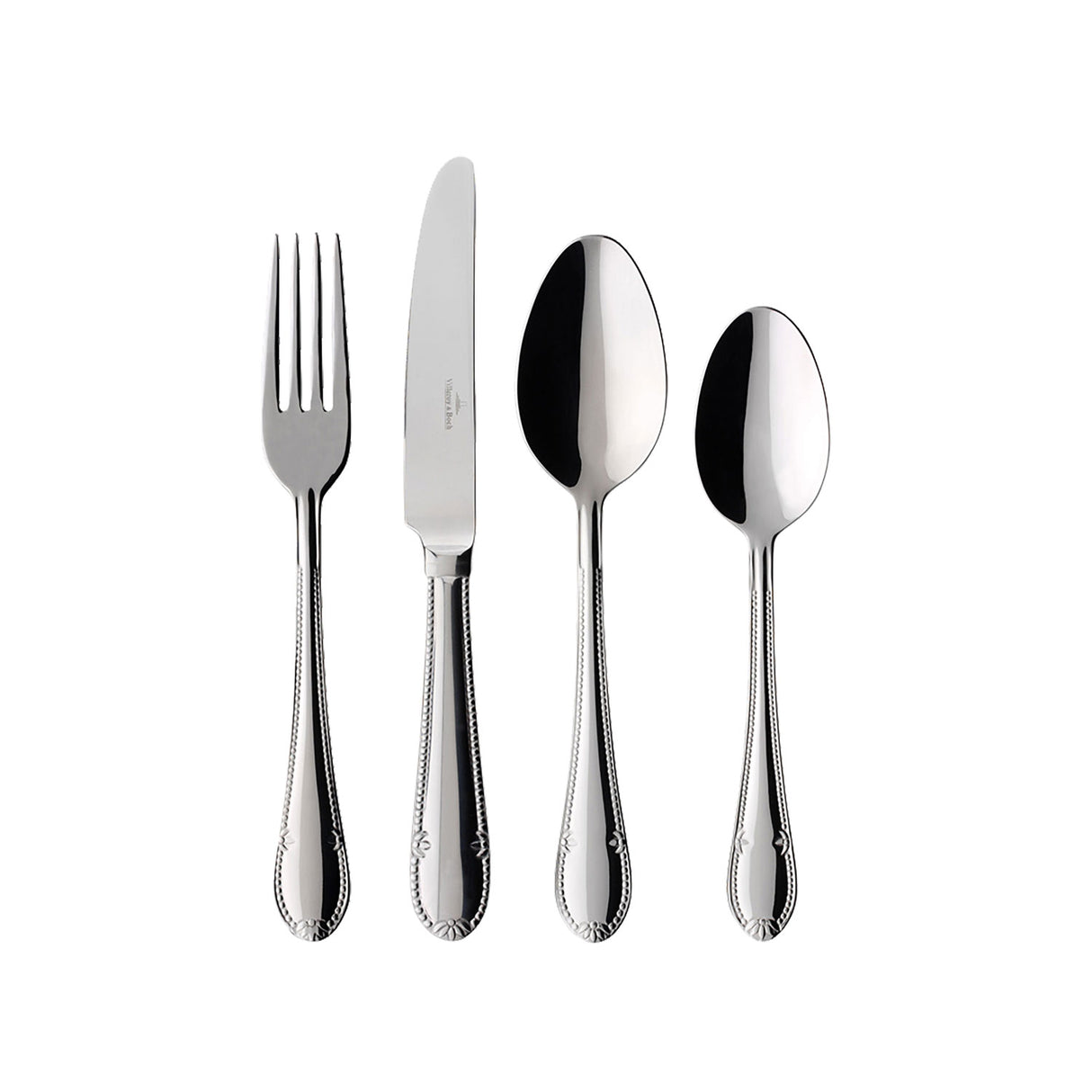 VILLEROY & BOCH Mademoiselle Servizio Posate Tavola 24 Pezzi Acciaio Inox