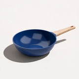COOKUT L'Incredibile Padella Wok Antiaderente 28cm Blu Mirtillo Metallo