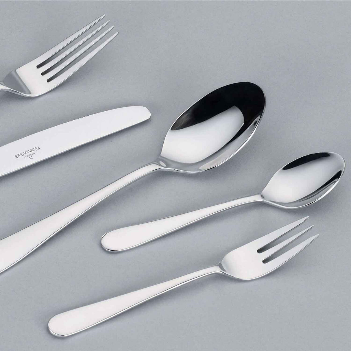 VILLEROY & BOCH Oscar Servizio Tavola Posate Set 68 Pezzi Acciaio Inox