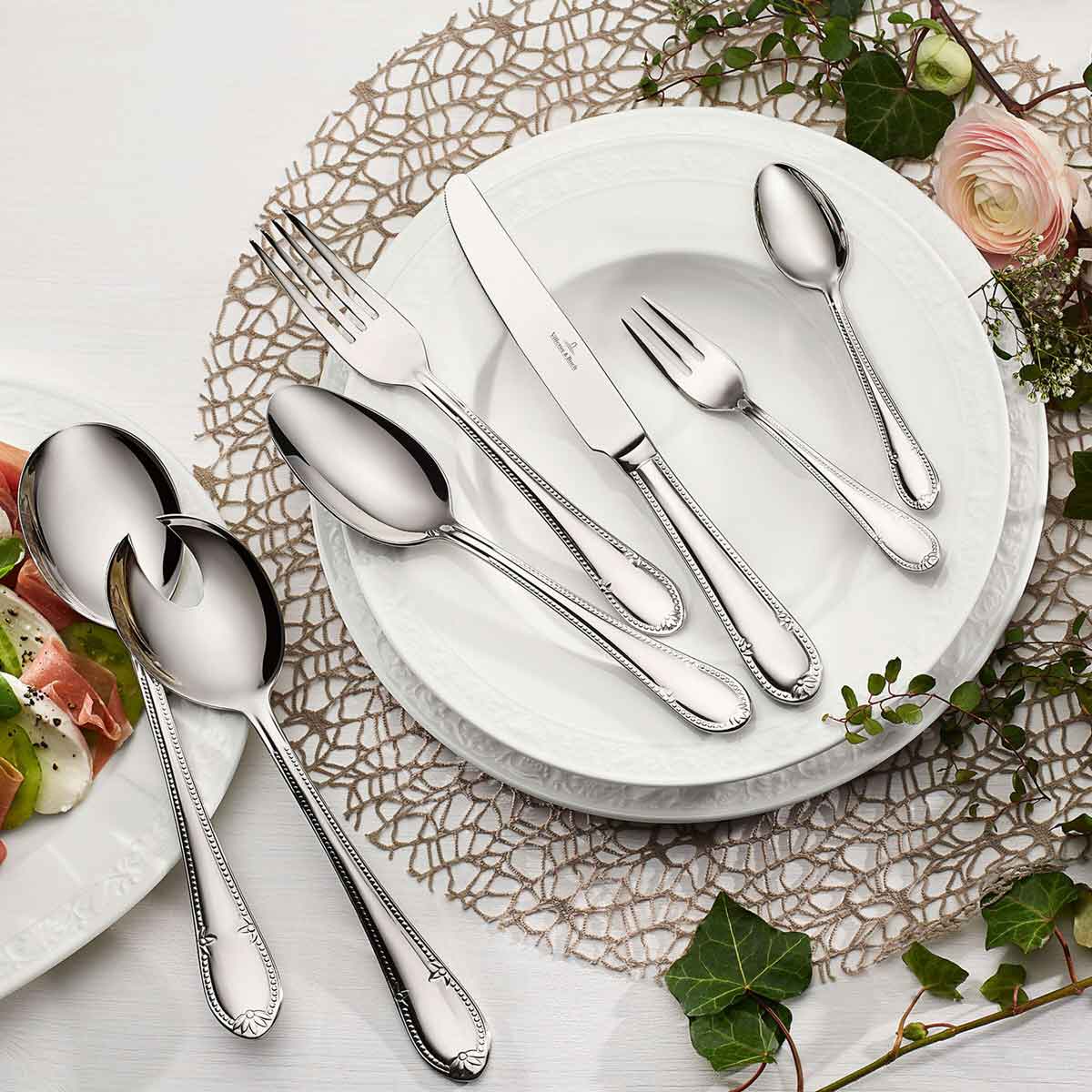 VILLEROY & BOCH Mademoiselle Servizio Tavola Posate Set 68 Pezzi Acciaio Inox