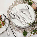 VILLEROY & BOCH Mademoiselle Servizio Tavola Posate Set 68 Pezzi Acciaio Inox