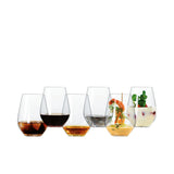 SPIEGELAU Authentis Casual Bicchiere Universale Senza Stelo in Cristallo Set 6 Pezzi 460ml