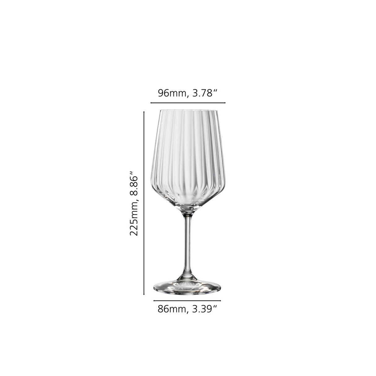 SPIEGELAU Lifestyle Calice da Vino Rosso in Cristallo Set 4 Pezzi 630ml