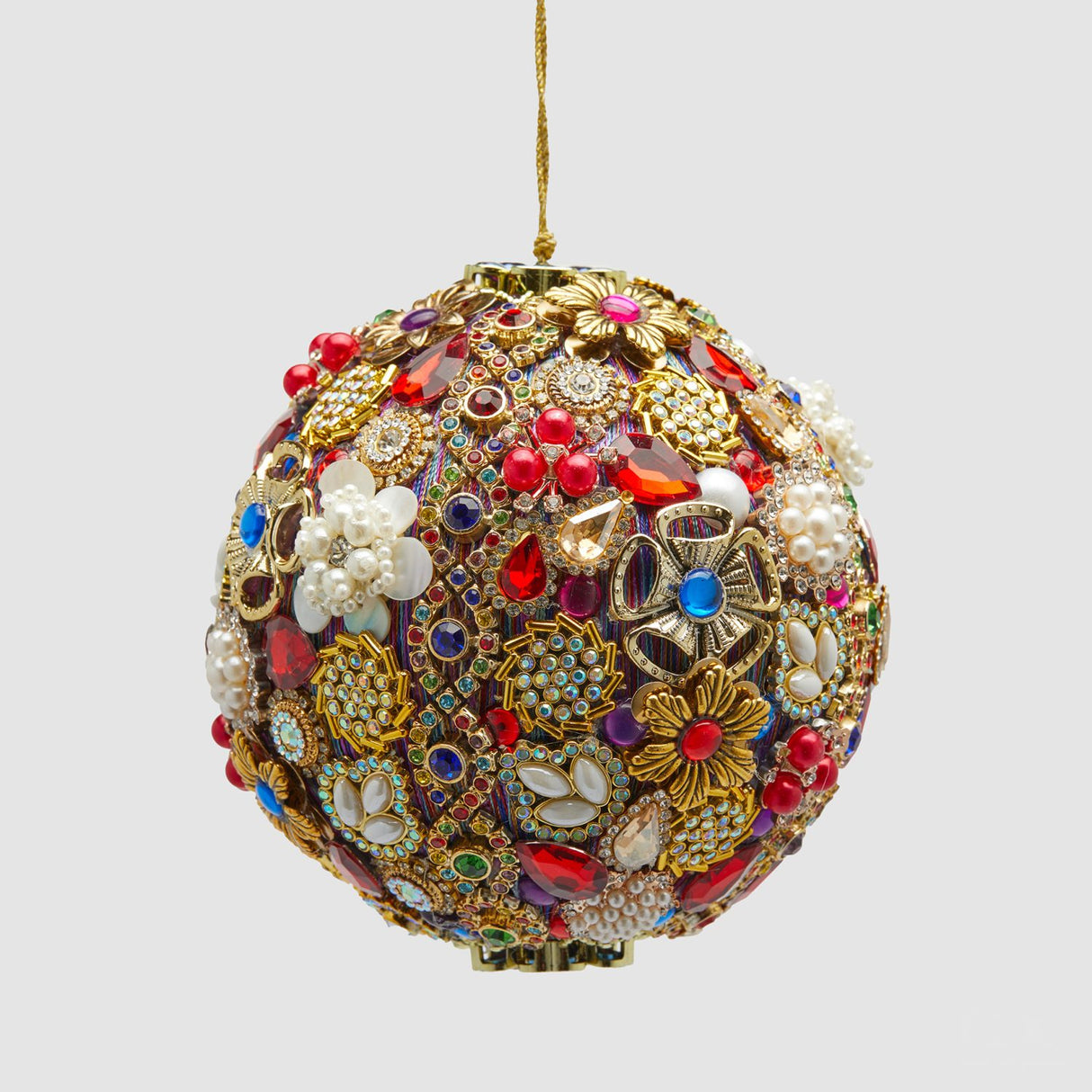 EDG Enzo De Gasperi Pallina di Natale Supreme Multicolore in Plastica 12cm
