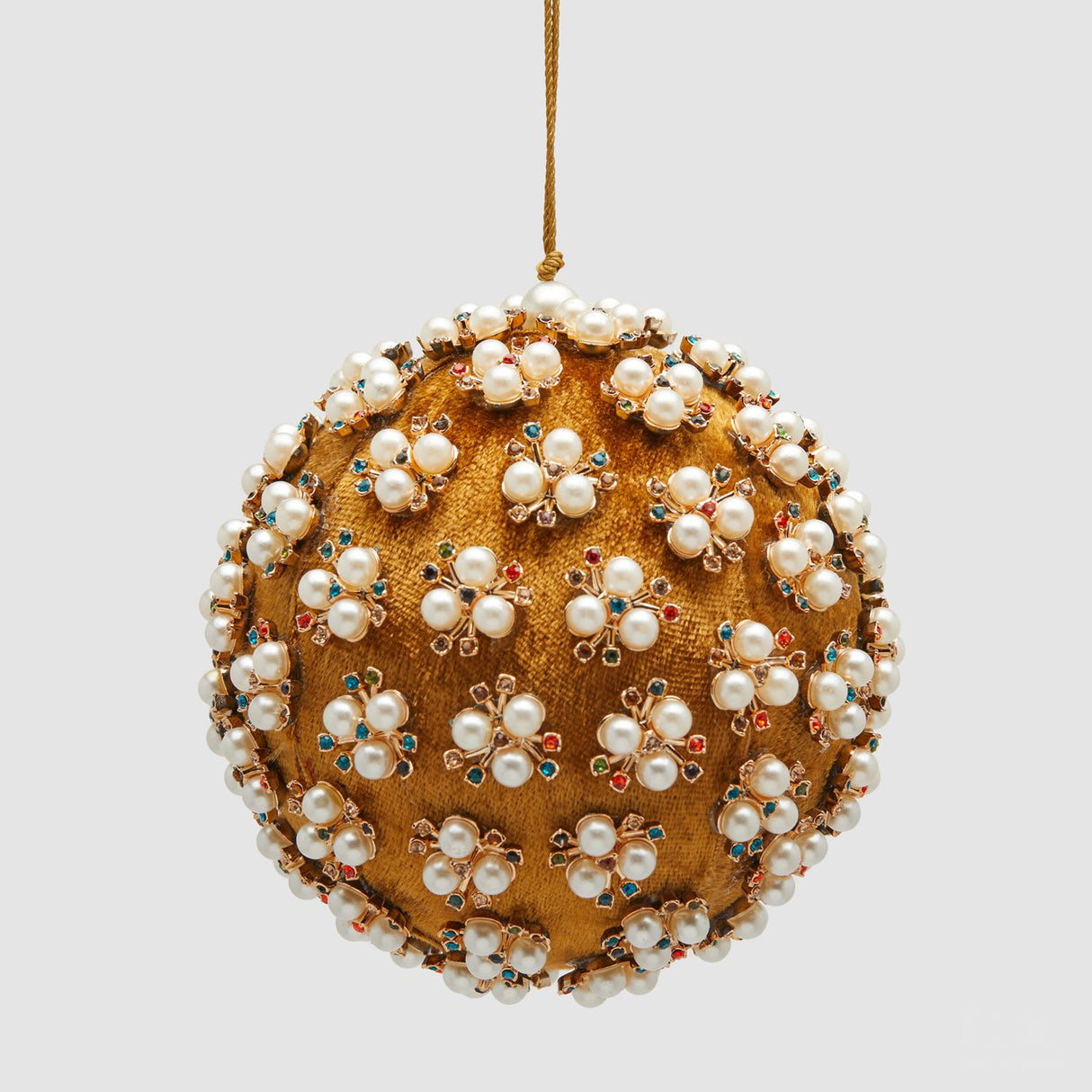 EDG Enzo De Gasperi Pallina di Natale Elizabeth Oro in Plastica 12cm