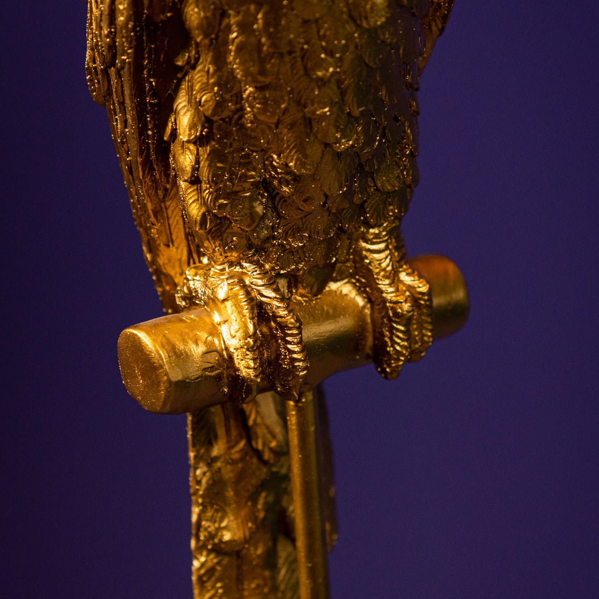 WERNS Floor Lamp Tammi Parrot Gold Turquoise 121cm