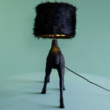 WERNS Hirsch Table Lamp Deer Black 61x26x55cm
