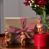 VILLEROY & BOCH Set 3 Addobbi Natalizi Orsetti Nostalgic Ornaments in Porcellana 8,5cm