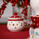 VILLEROY & BOCH Barattolo Natalizio per Marmellata Toy's Delight in Porcellana Premium 10cm