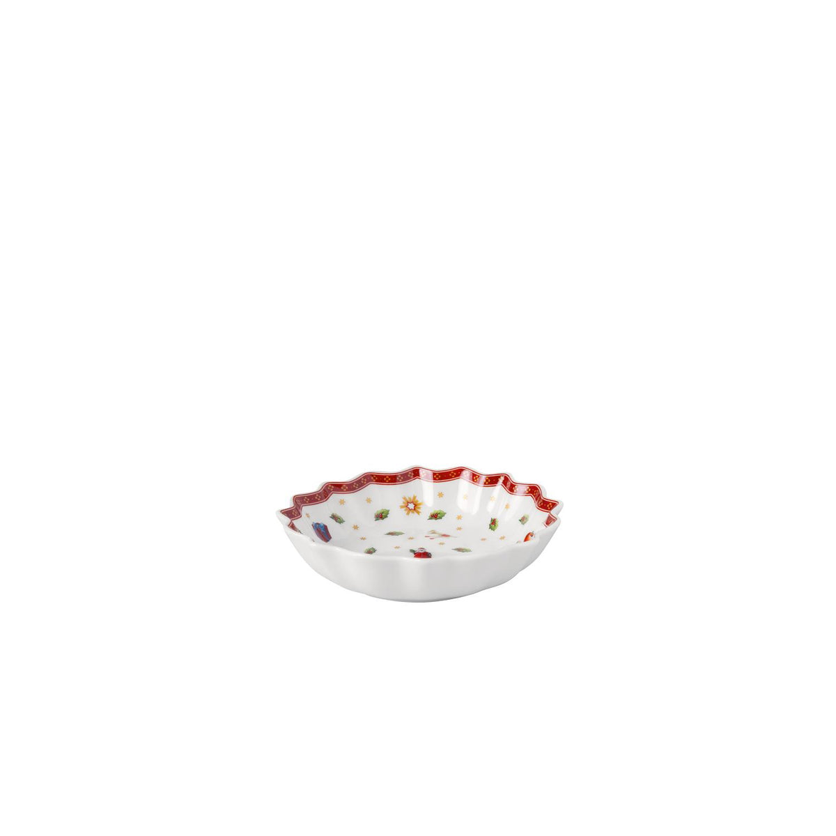 VILLEROY & BOCH Ciotolina Natalizia Portasalse Toy's Delight in Porcellana Premium 3cm