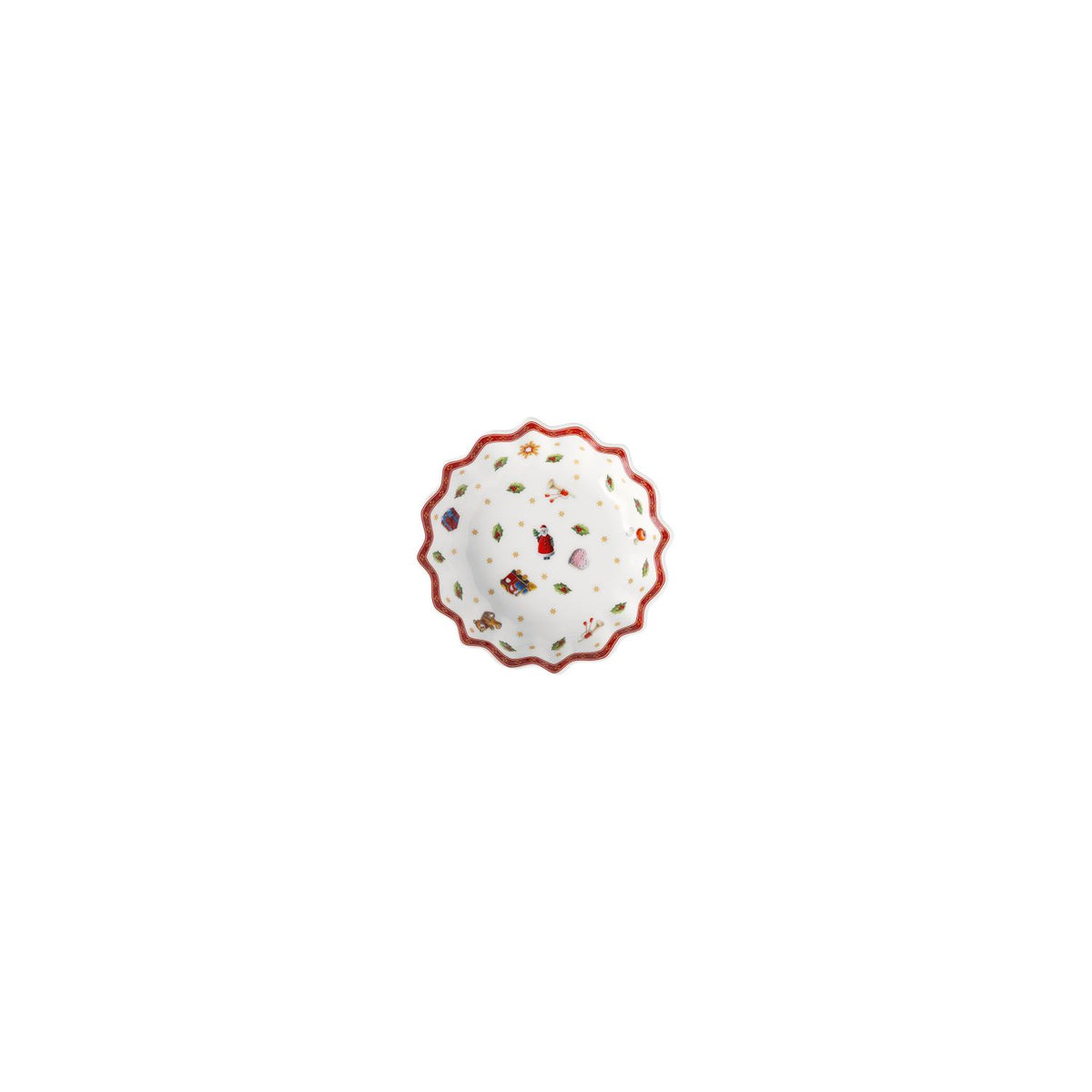 VILLEROY & BOCH Ciotolina Natalizia Portasalse Toy's Delight in Porcellana Premium 3cm