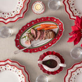 VILLEROY & BOCH Forchetta da Carne Natalizia Toy's Delight in Acciaio inossidabile 26cm